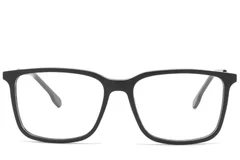 BS2425-1800_Black_Rectangular_Acetate_Glasses_front