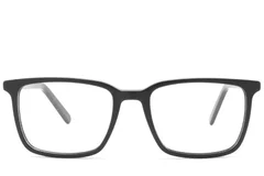 BS2425-1803_Black_Rectangular_Acetate_Glasses_front