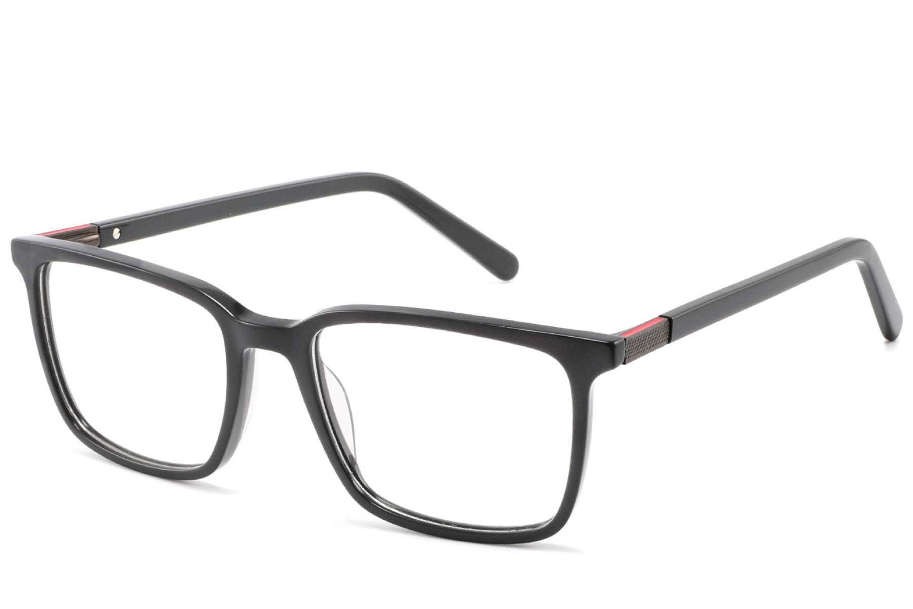 BS2425-1803_grey_Rectangular_Acetate_Glasses_front