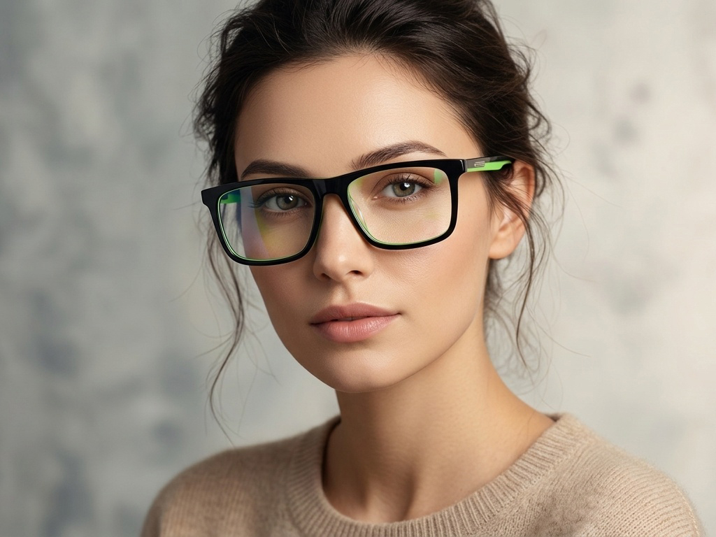 BS2425-1811_Black_Rectangular_Acetate_Glasses-tryon_female