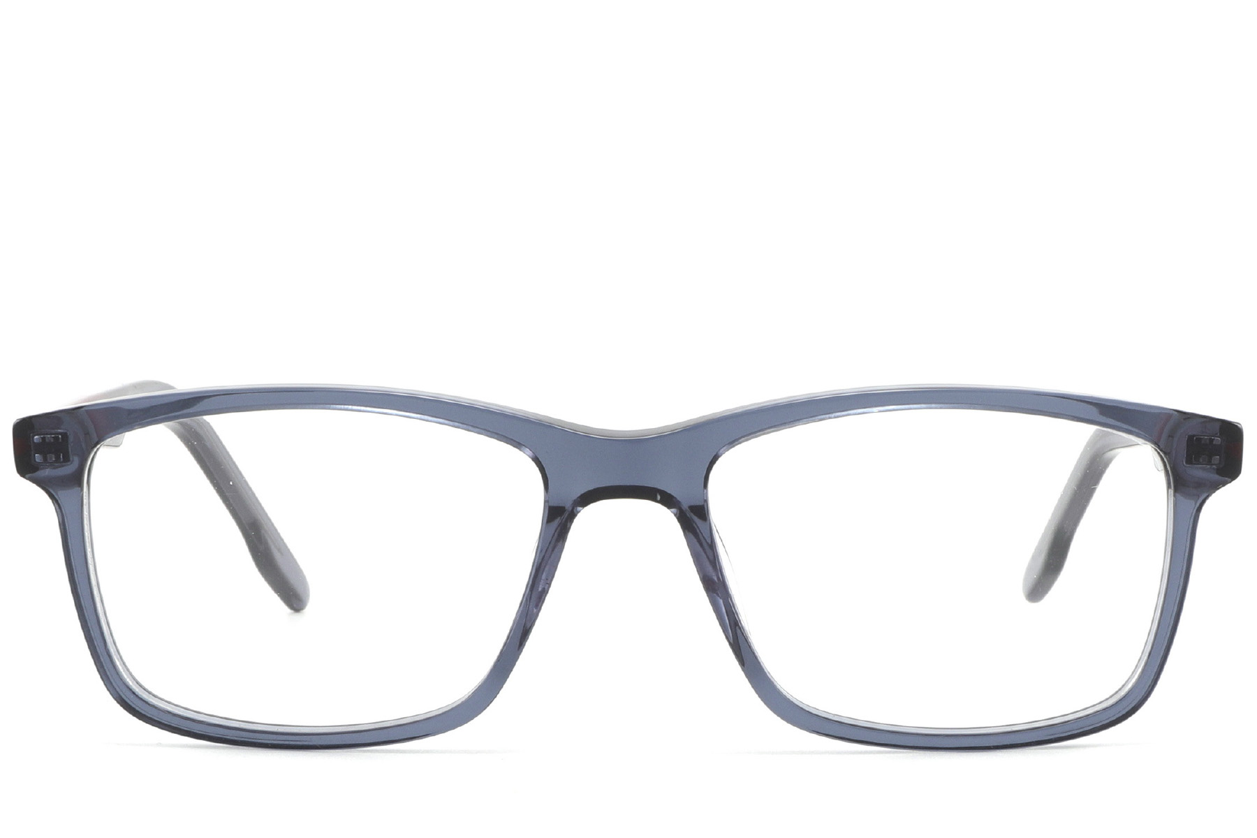 BS2425-1816_Blue_Rectangular_Acetate_Glasses_front