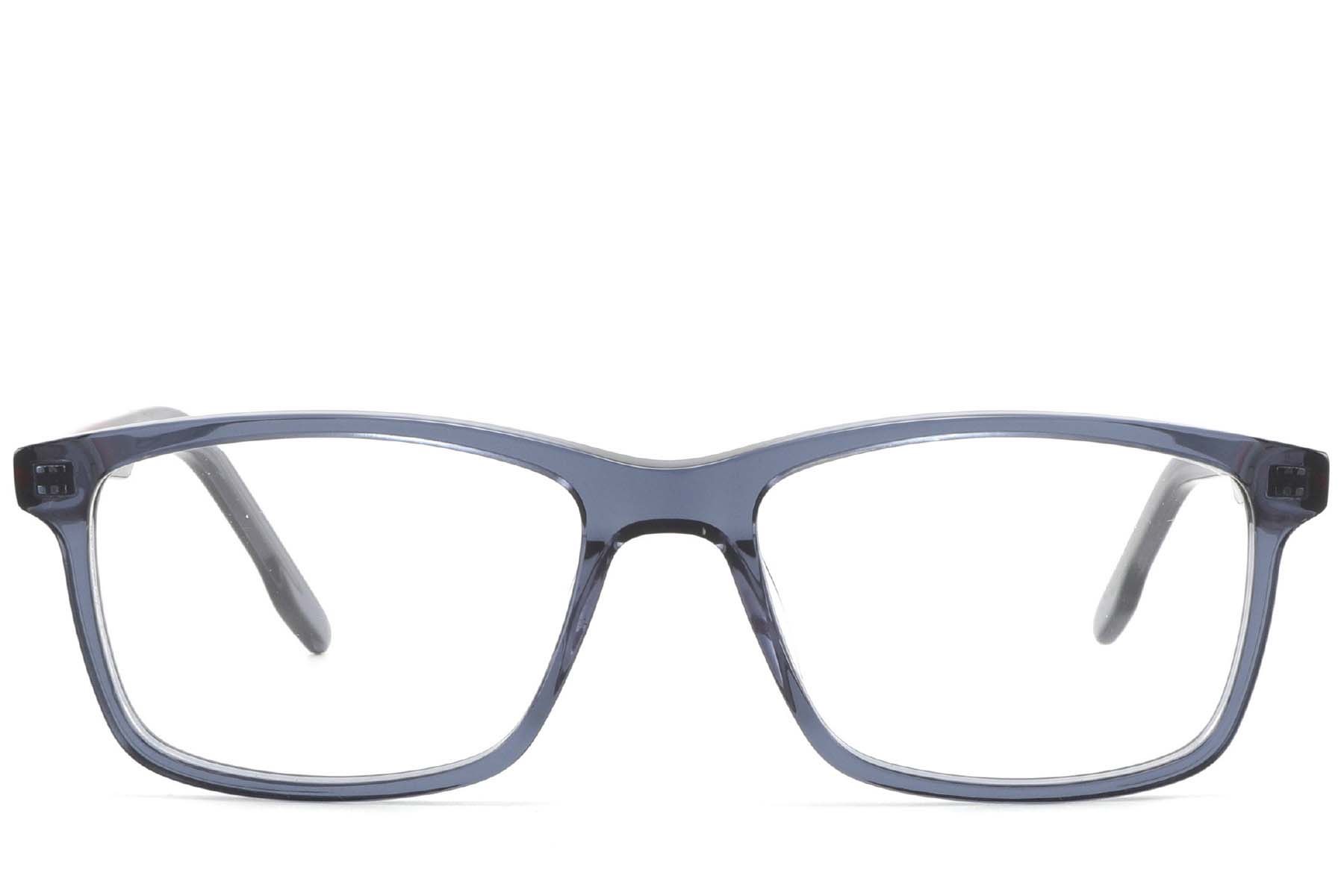 BS2425-1816_Blue_Rectangular_Acetate_Glasses_front