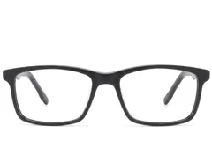 BS2425-1819_Black_Rectangular_Acetate_Glasses-front