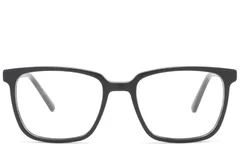 BS2425-1821_Black_Rectangular_Acetate_Glasses_front