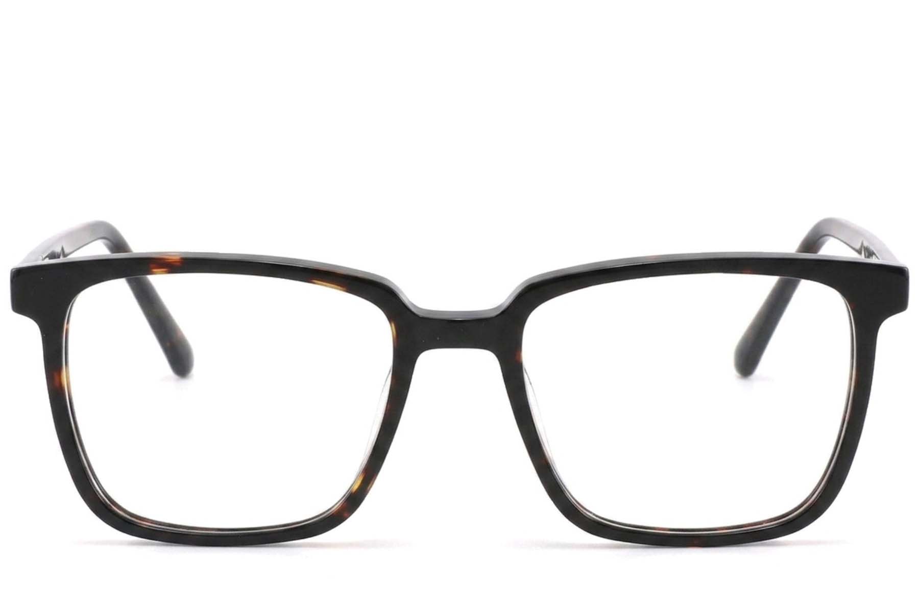 BS2425-1826_Tortoiseshell_Rectangular_Acetate_Glasses-front