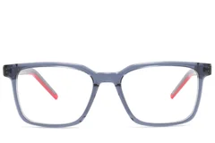 BS2425-1833_Blue_Rectangular_Acetate_Glasses_front