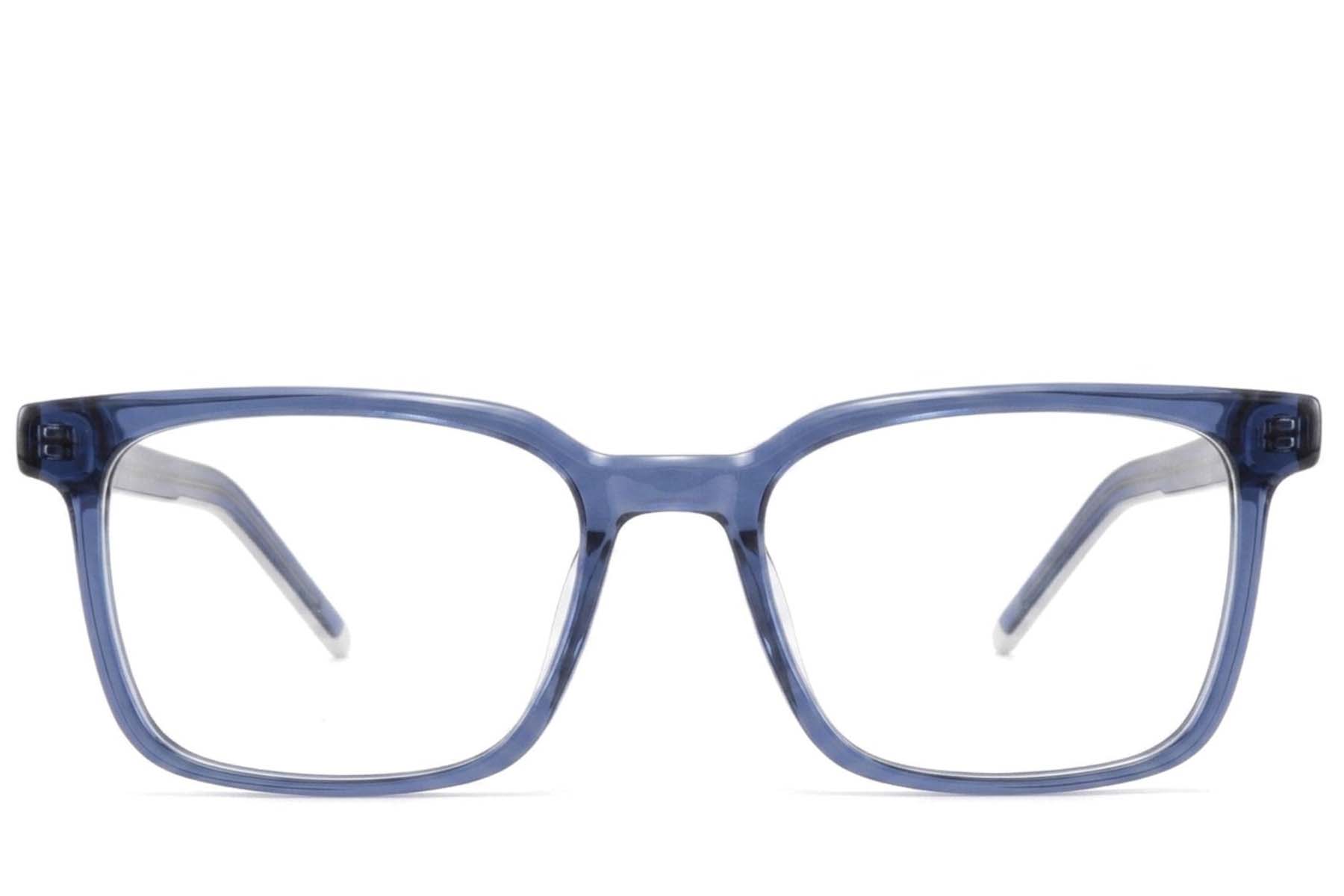 BS2425-1835_Blue_Rectangular_Acetate_Glasses-front