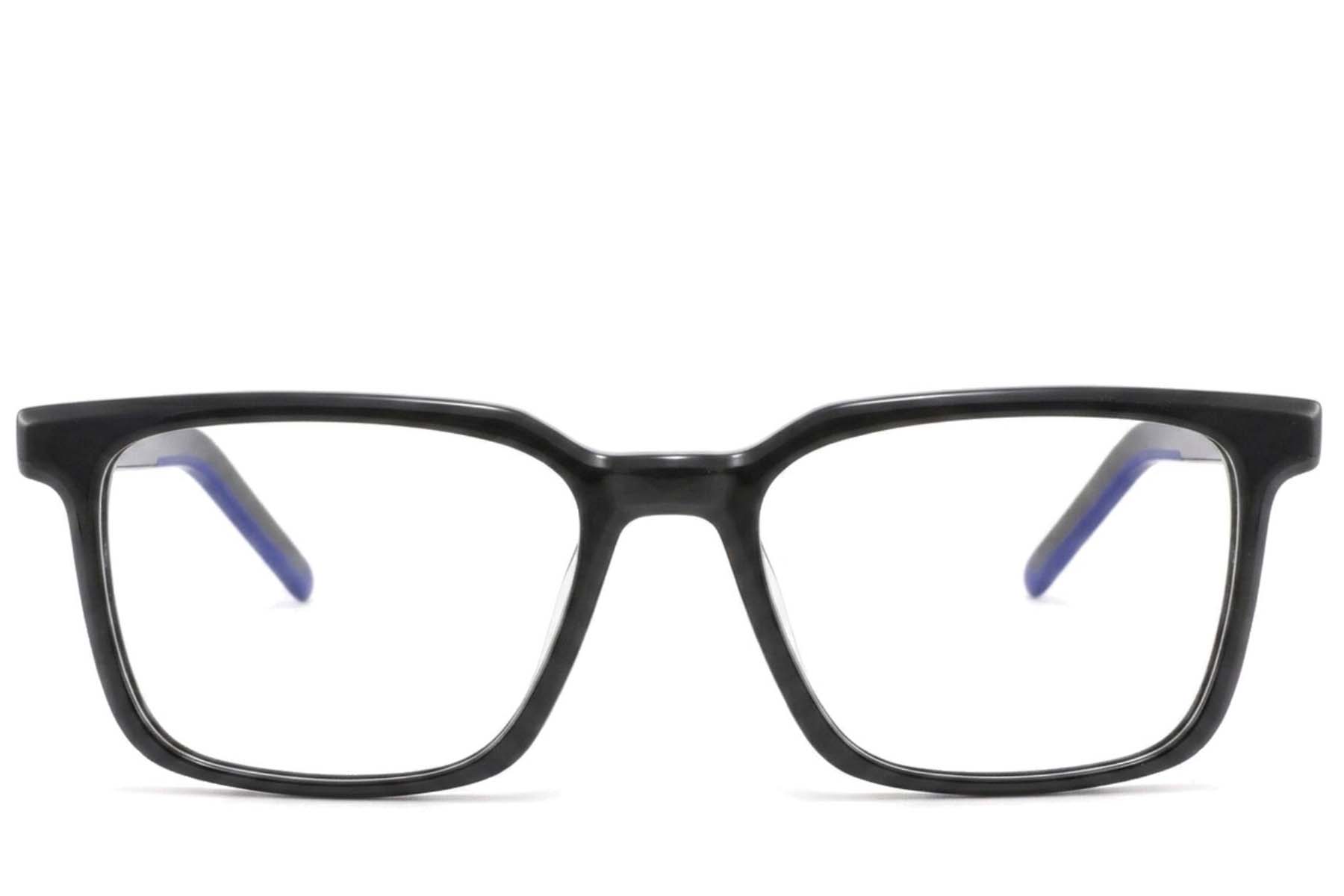 BS2425-1836_Black_Rectangular_Acetate_Glasses-front