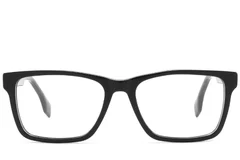 BS2425-1838_Black_Rectangular_Acetate_Glasses_front