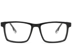 BS2425-1844_Black_Rectangular_Acetate_Glasses-front