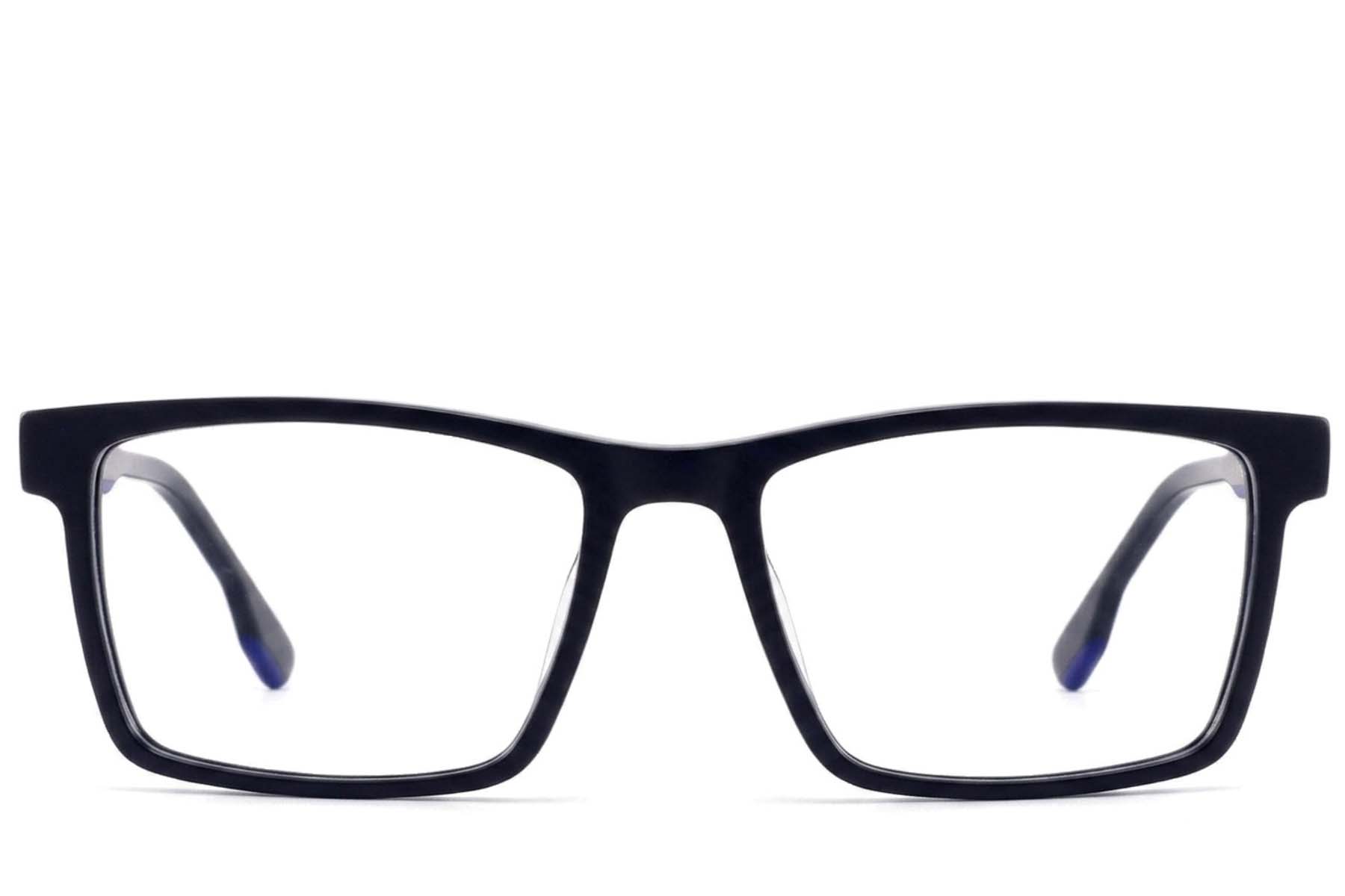 BS2425-1848_Blue_Rectangular_Acetate_Glasses-front