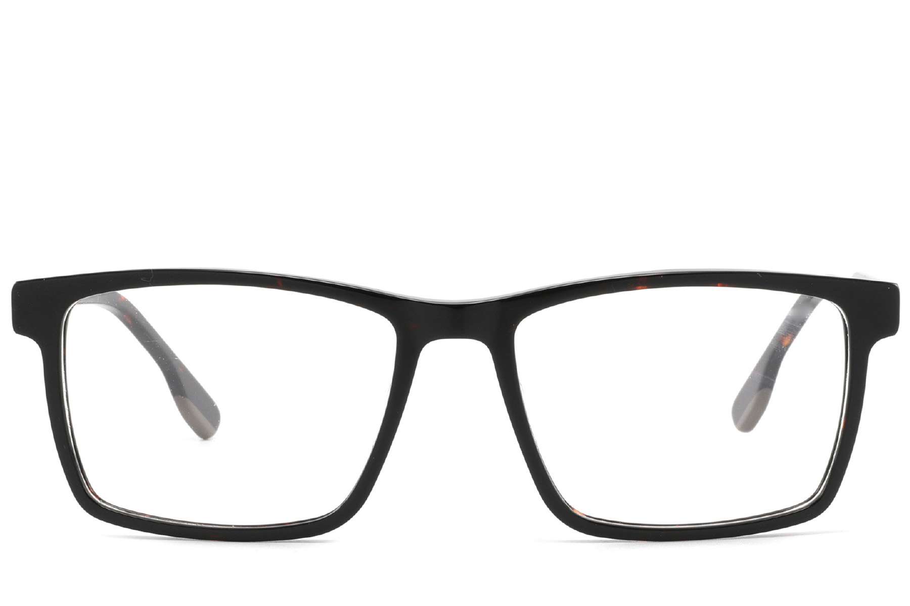 BS2425-1849_Tortoiseshell_Rectangular_Acetate_Glasses_front