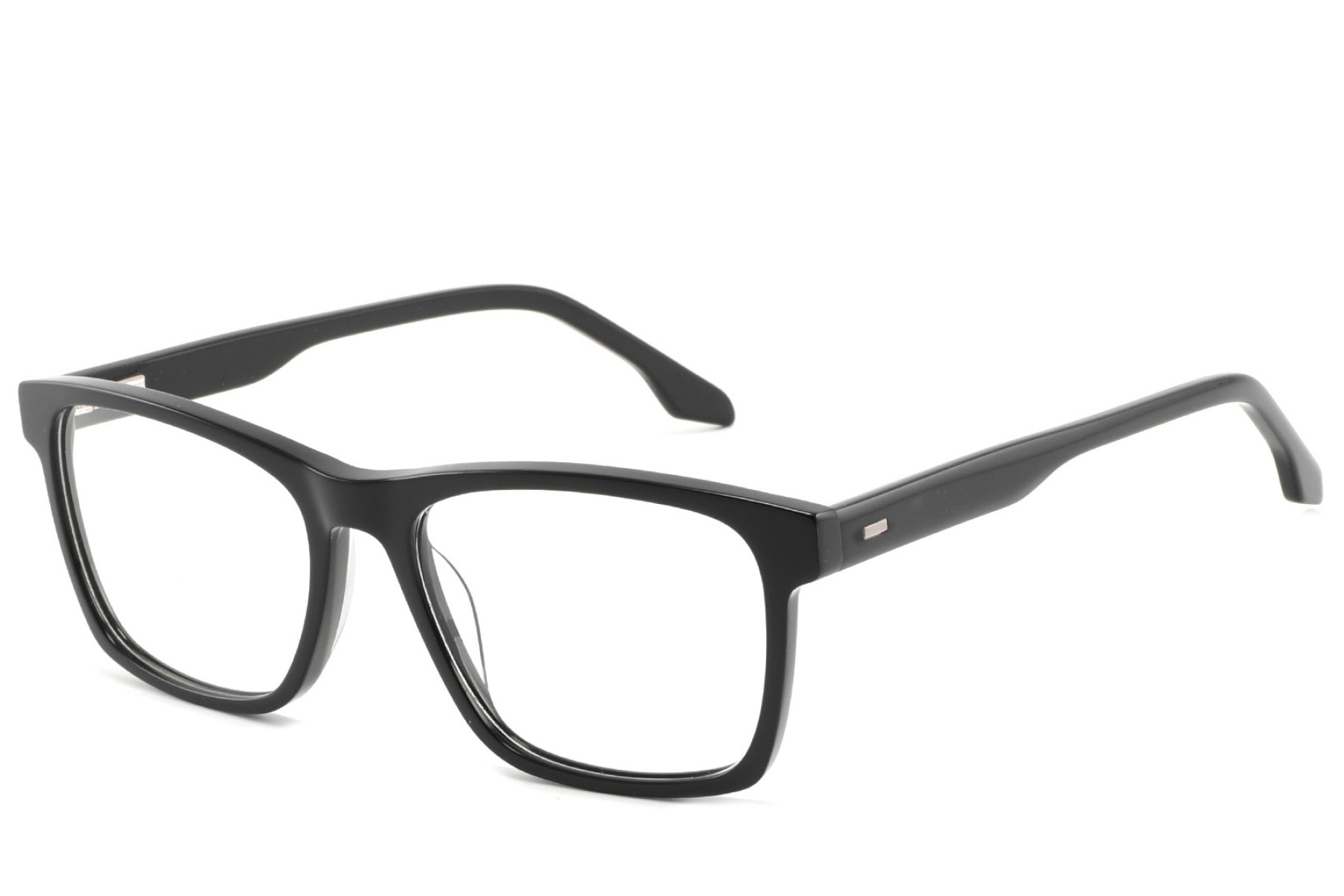 BS2425-1850_Black_Rectangular_Acetate_Glasses_corner