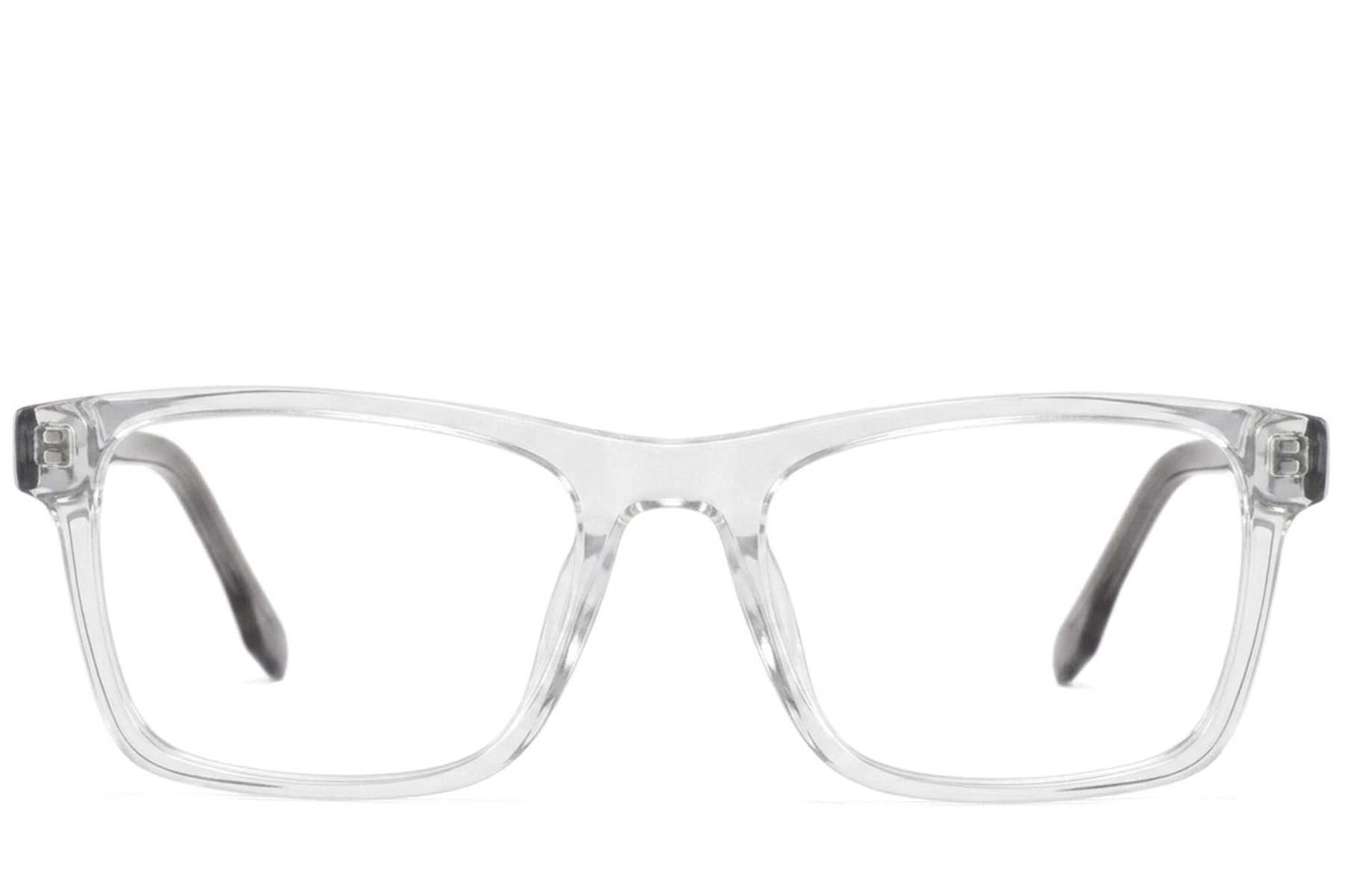 BS2425-1853_Transparent_Rectangular_Acetate_Glasses-front