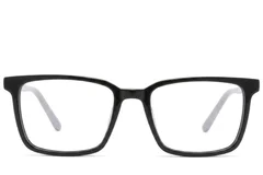 BS2425-1862_Black_Rectangular_Acetate_Glasses-front