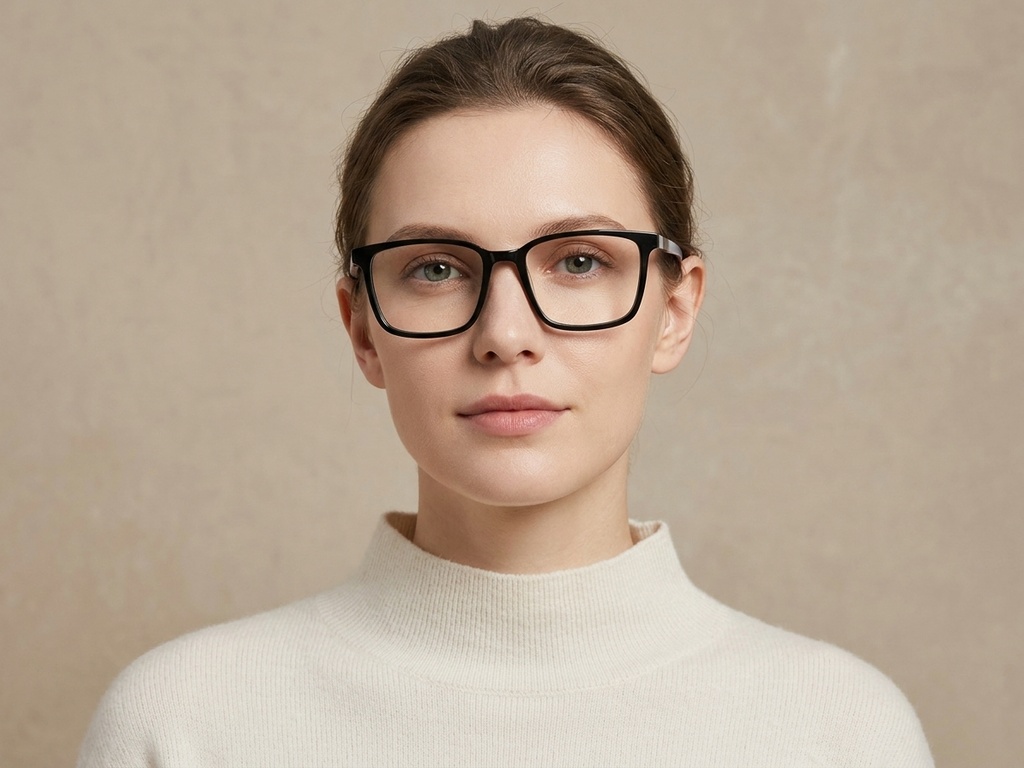 BS2425-1862_Black_Rectangular_Acetate_Glasses-tryon_female