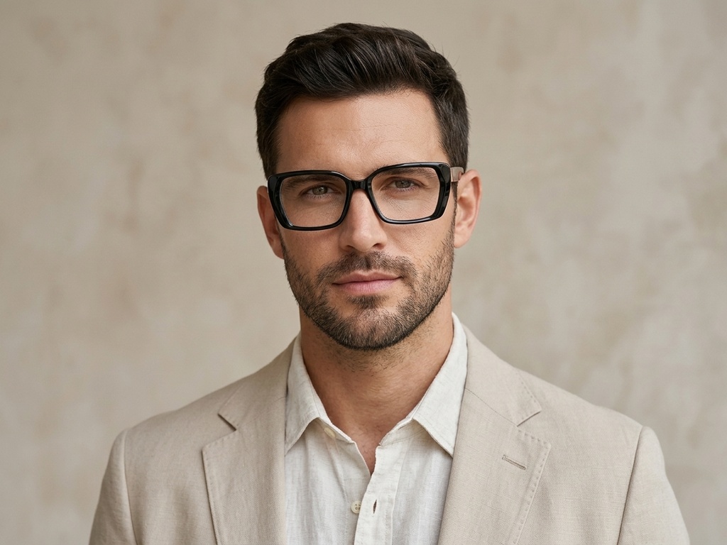 BS2425-1910_Black_Rectangular_Acetate_Glasses-tryon_male