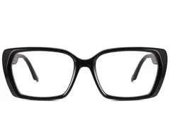 BS2425-1910_Black_Rectangular_Acetate_Glasses_front