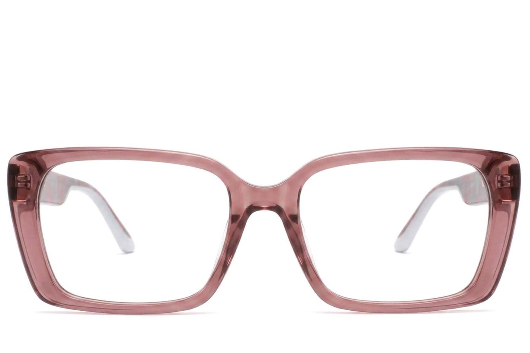 BS2425-1911_Pink_Rectangular_Acetate_Glasses-front