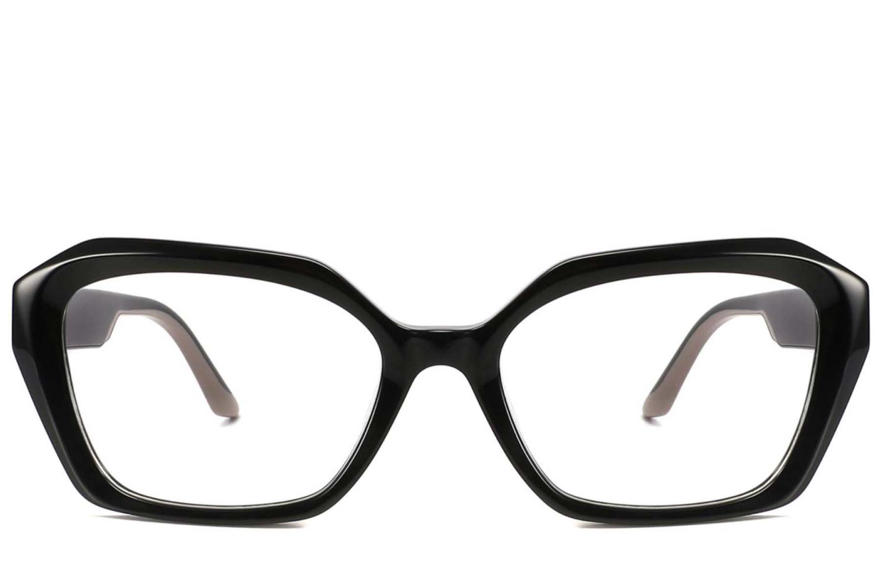BS2425-1915_Black_Butterfly_Acetate_Glasses_front