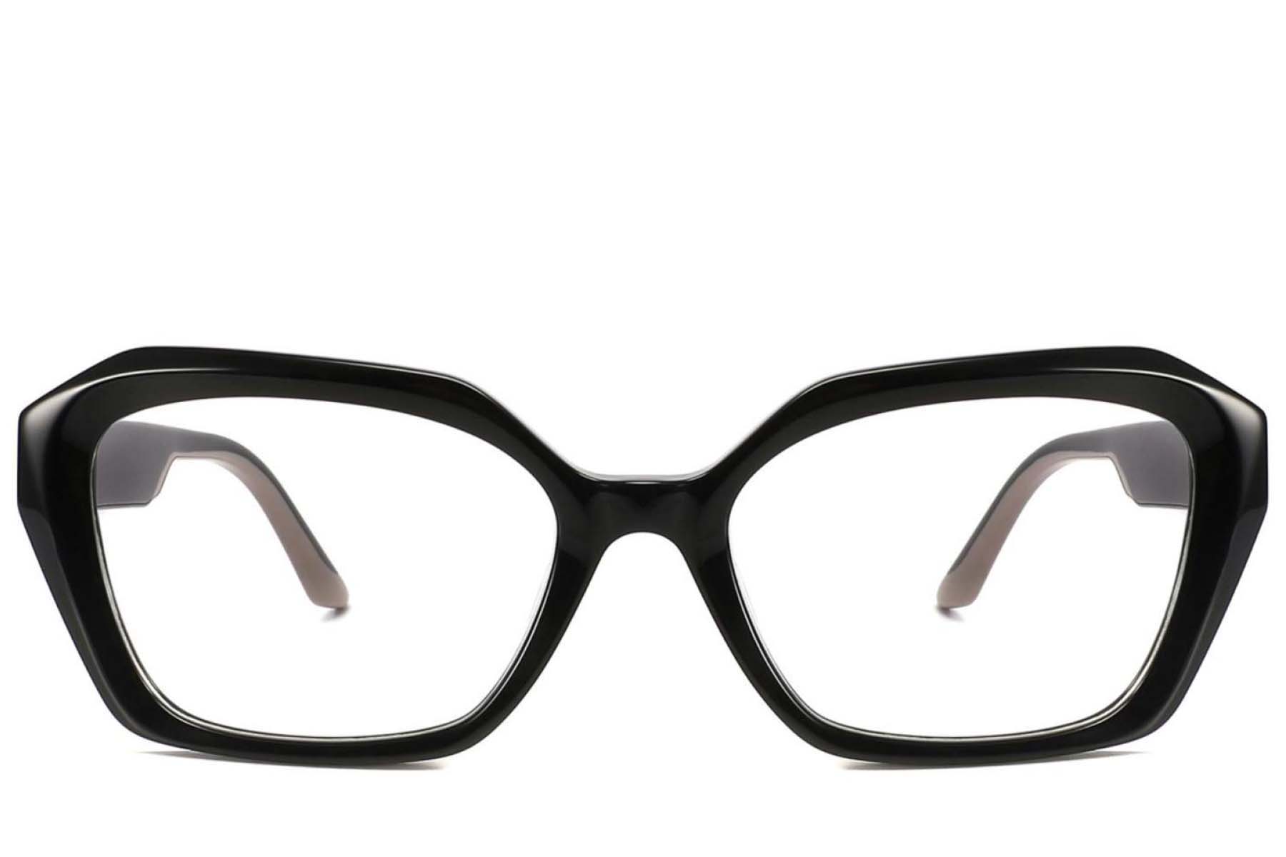 BS2425-1915_Black_Butterfly_Acetate_Glasses_front