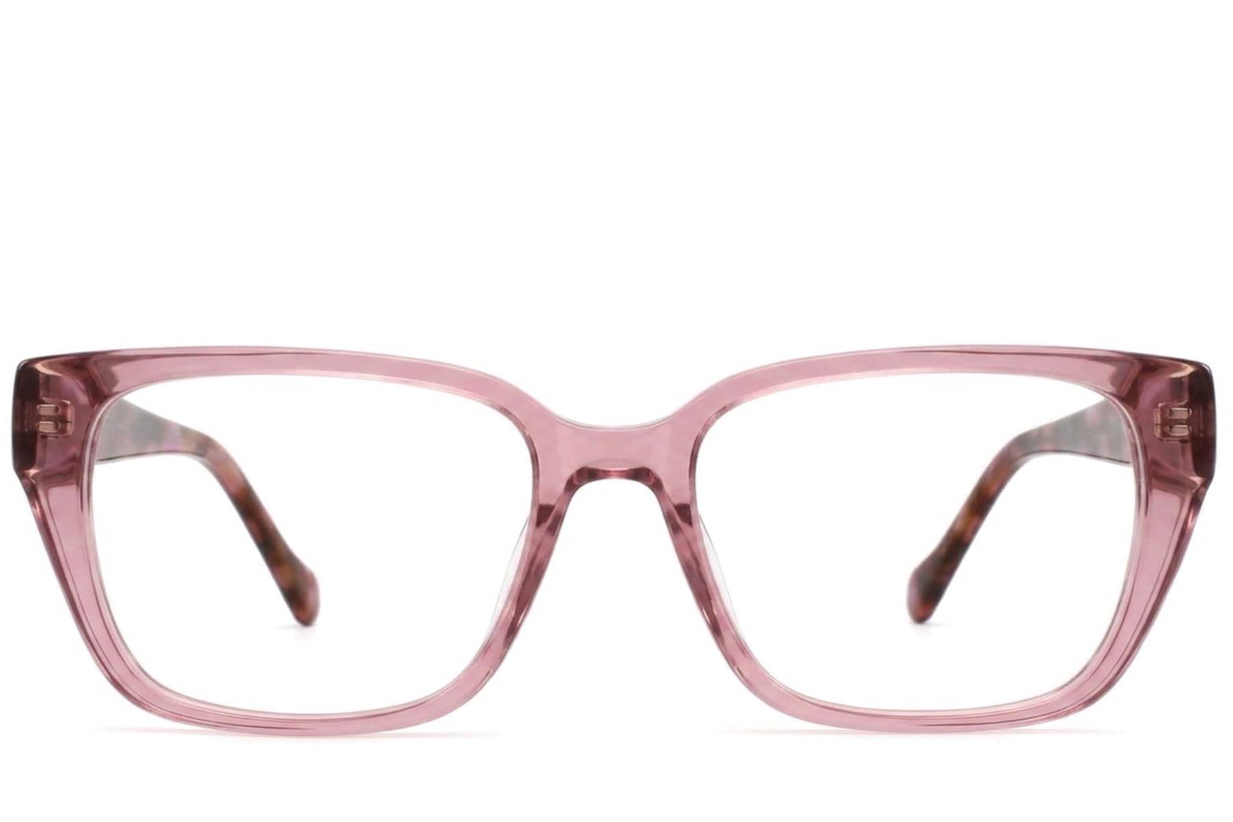 BS2425-1928_Pink_Rectangular_Acetate_Glasses-front