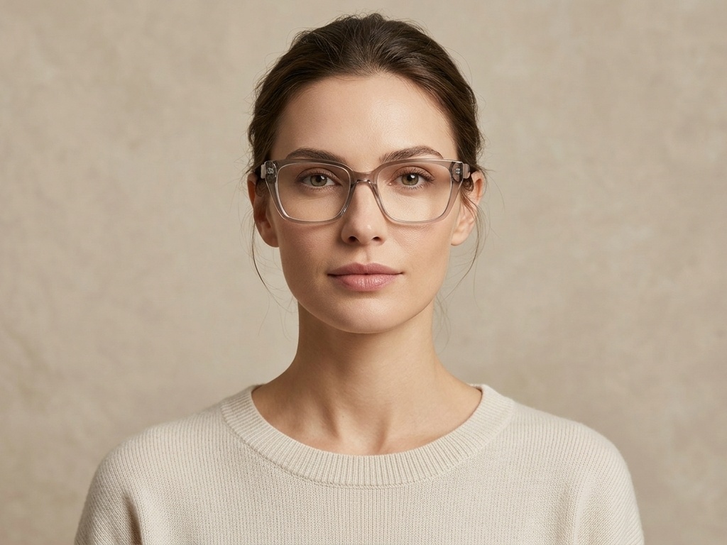 BS2425-1929_Brown_Rectangular_Acetate_Glasses-tryon_female