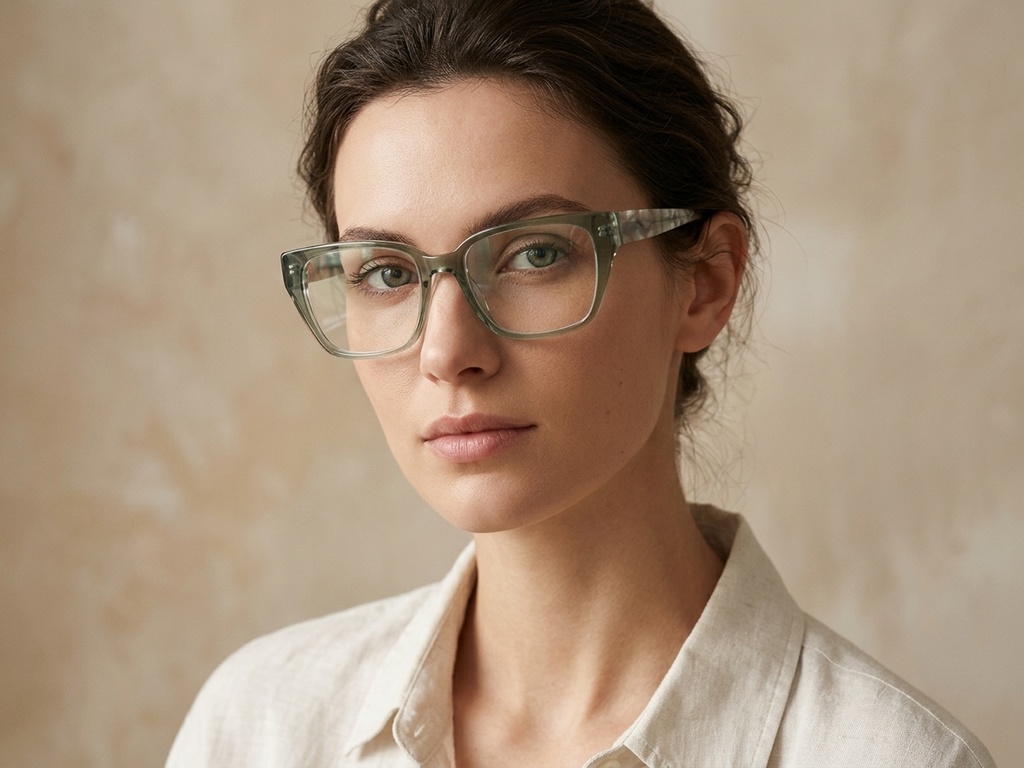 BS2425-1930_Green_Rectangular_Acetate_Glasses-tryon_female