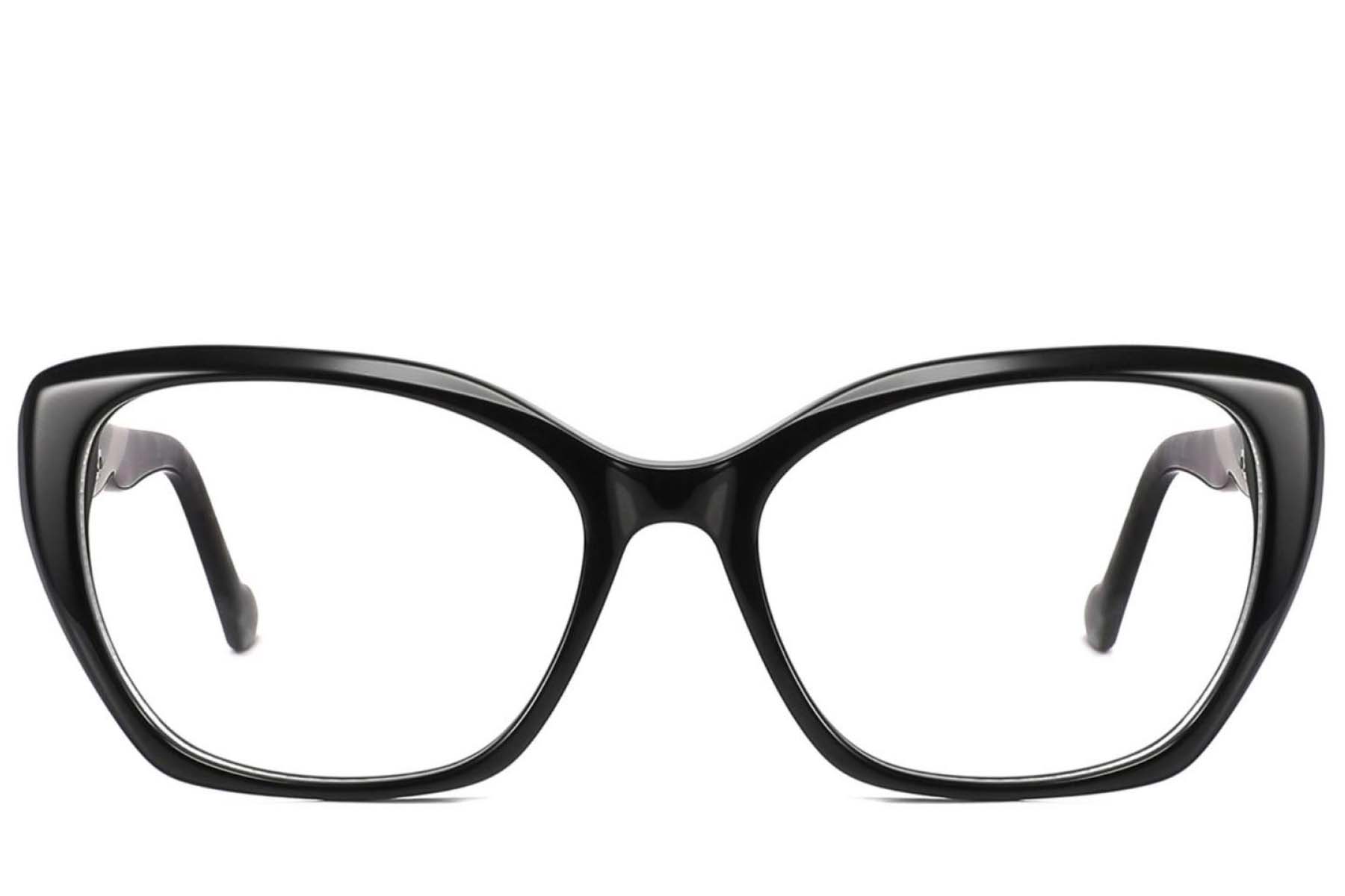 BS2425-1932_Black_Butterfly_Acetate_Glasses_front