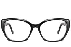 BS2425-1932_Black_Butterfly_Acetate_Glasses_front