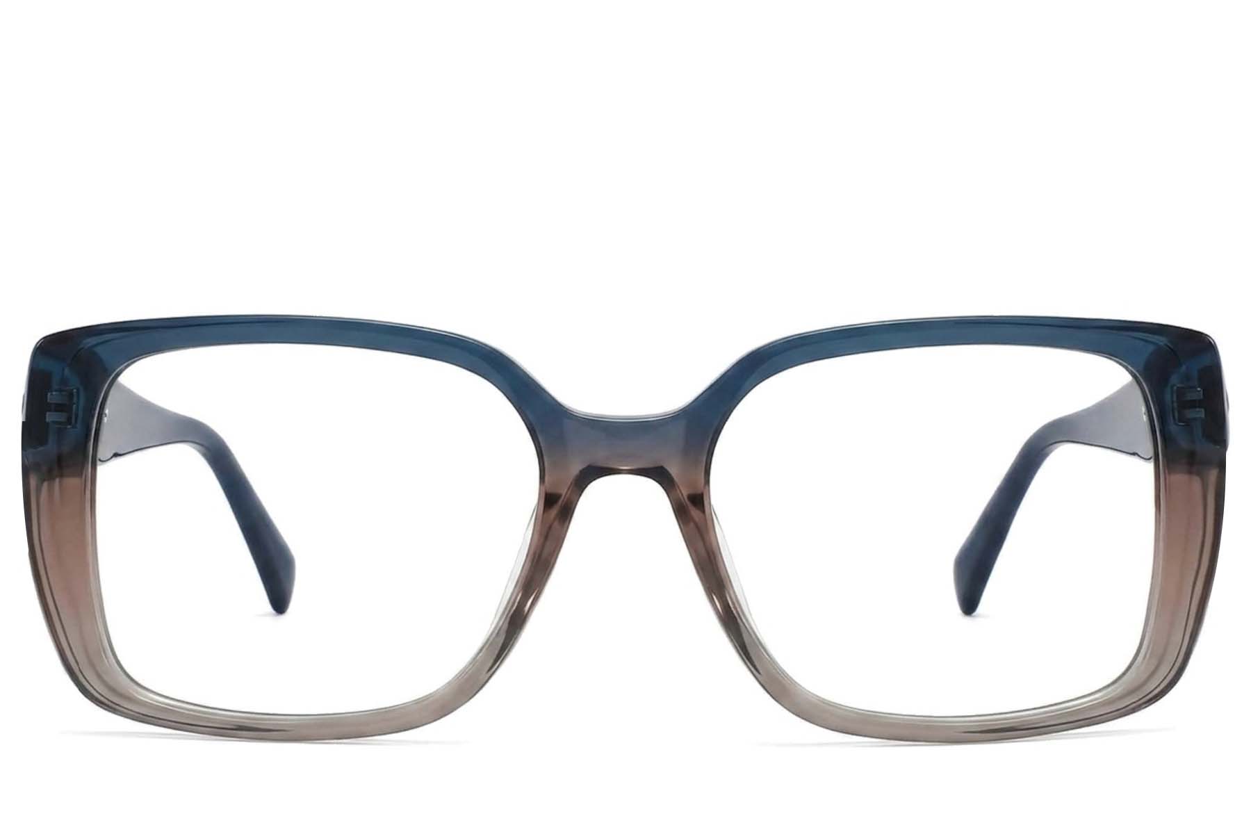 BS2425-1945_Brown_Rectangular_Acetate_Glasses-front