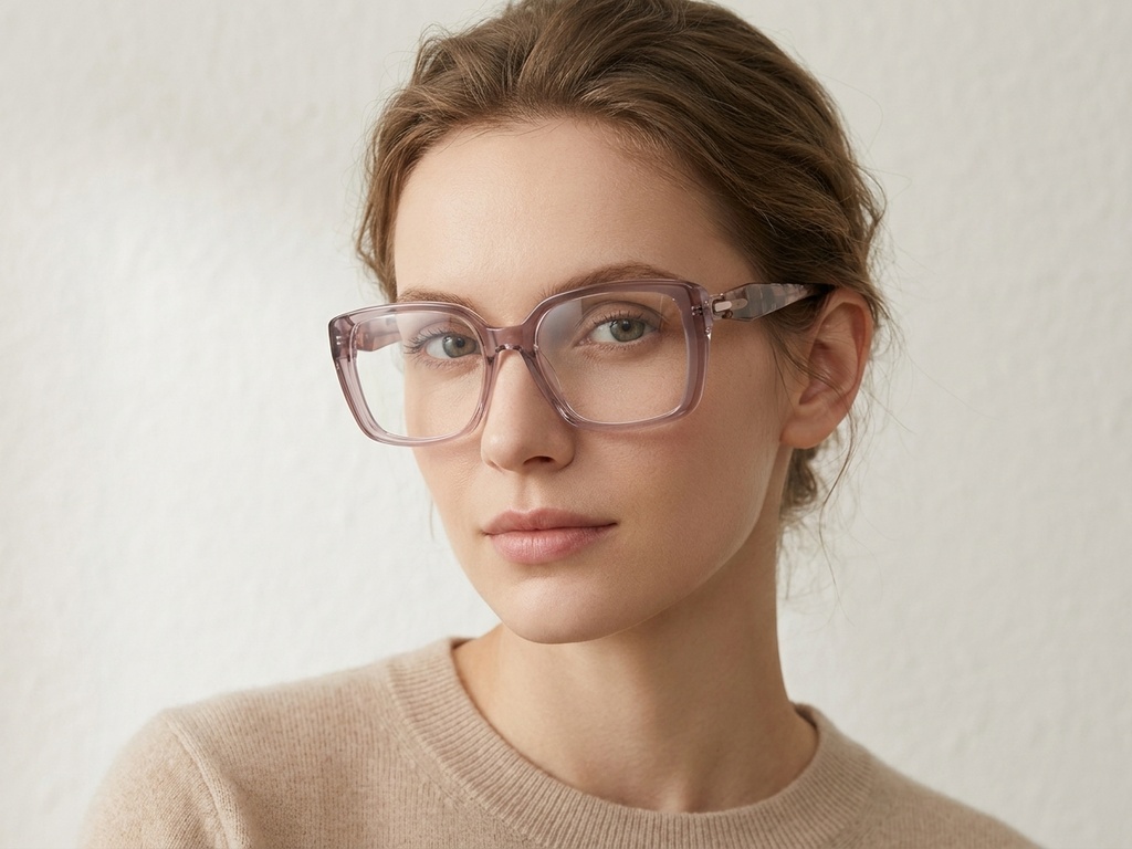 BS2425-1947_Pink_Rectangular_Acetate_Glasses-tryon_female