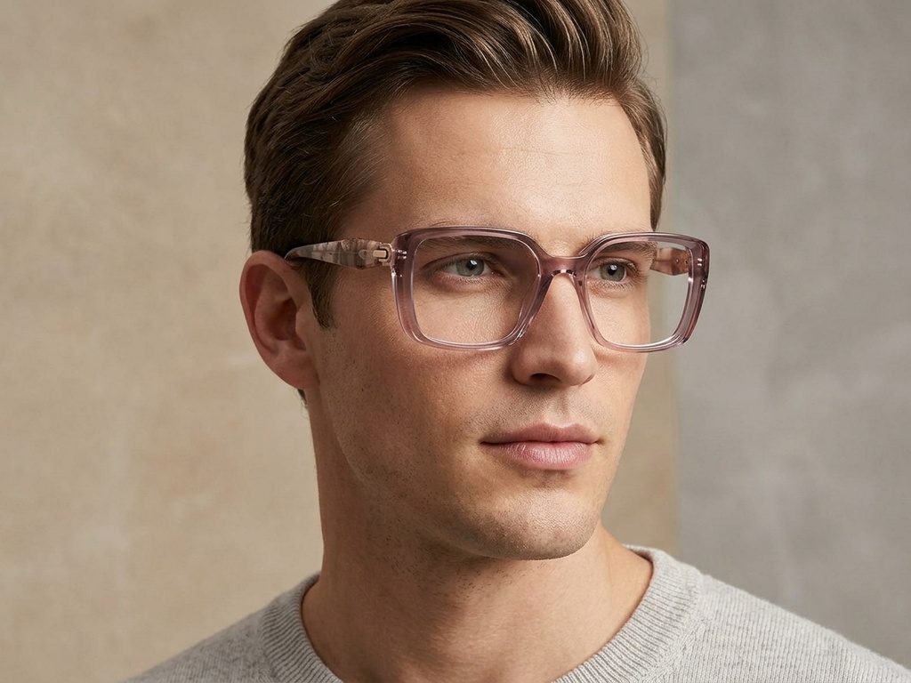 BS2425-1947_Pink_Rectangular_Acetate_Glasses-tryon_male