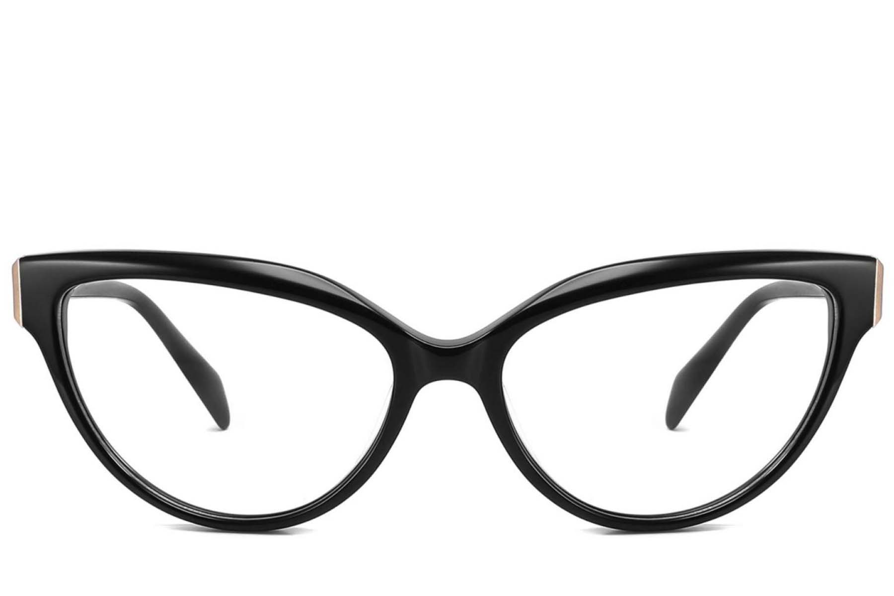 BS2425-1953_Black_Butterfly_Acetate_Glasses_front