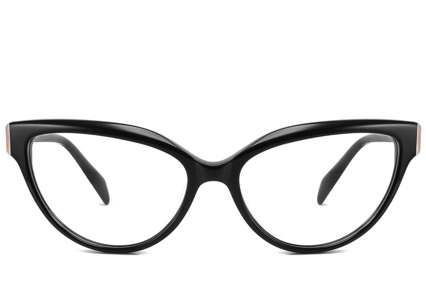 BS2425-1953_Black_Butterfly_Acetate_Glasses_front
