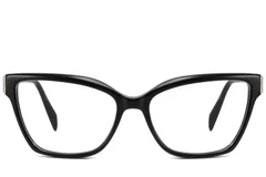 BS2425-1957_Black_Butterfly_Acetate_Glasses_front