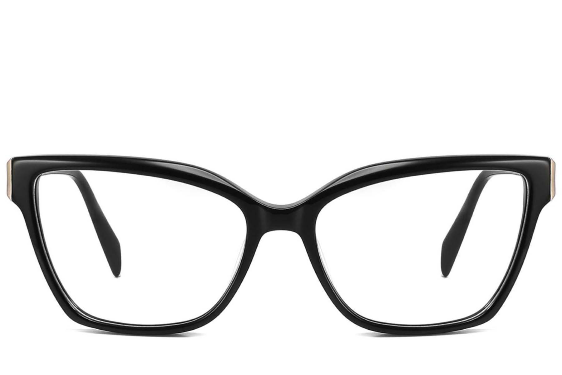 BS2425-1957_Black_Butterfly_Acetate_Glasses_front