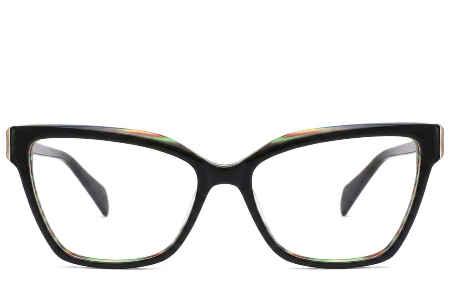 BS2425-1958_Black_Butterfly_Acetate_Glasses-front