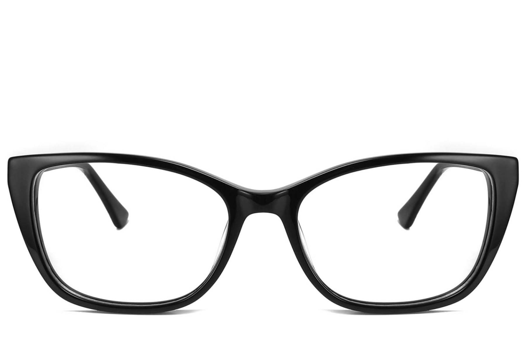BS2425-1964_Black_Butterfly_Acetate_Glasses_front