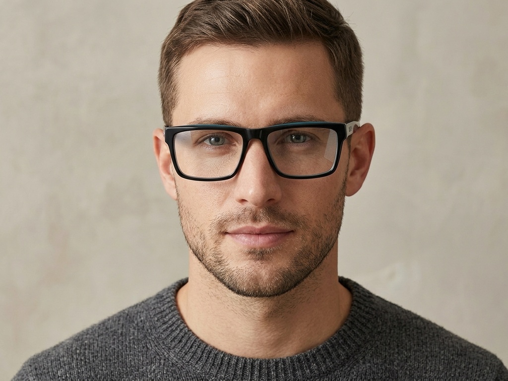 BS2425-1970_Grey_Rectangular_Acetate_Glasses-tryon_male