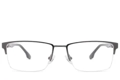 BS2425-1975_Grey_Semi-rimless_Metal_Glasses-front