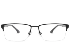 BS2425-1976_Black_Semi-rimless_Metal_Glasses-front