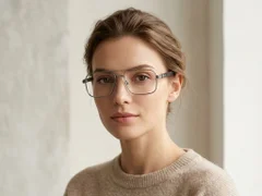 BS2425-1977_Black_Aviator_Metal_Glasses-tryon_female