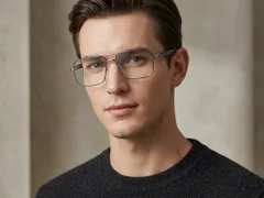 BS2425-1978_Blue_Aviator_Metal_Glasses-tryon_male