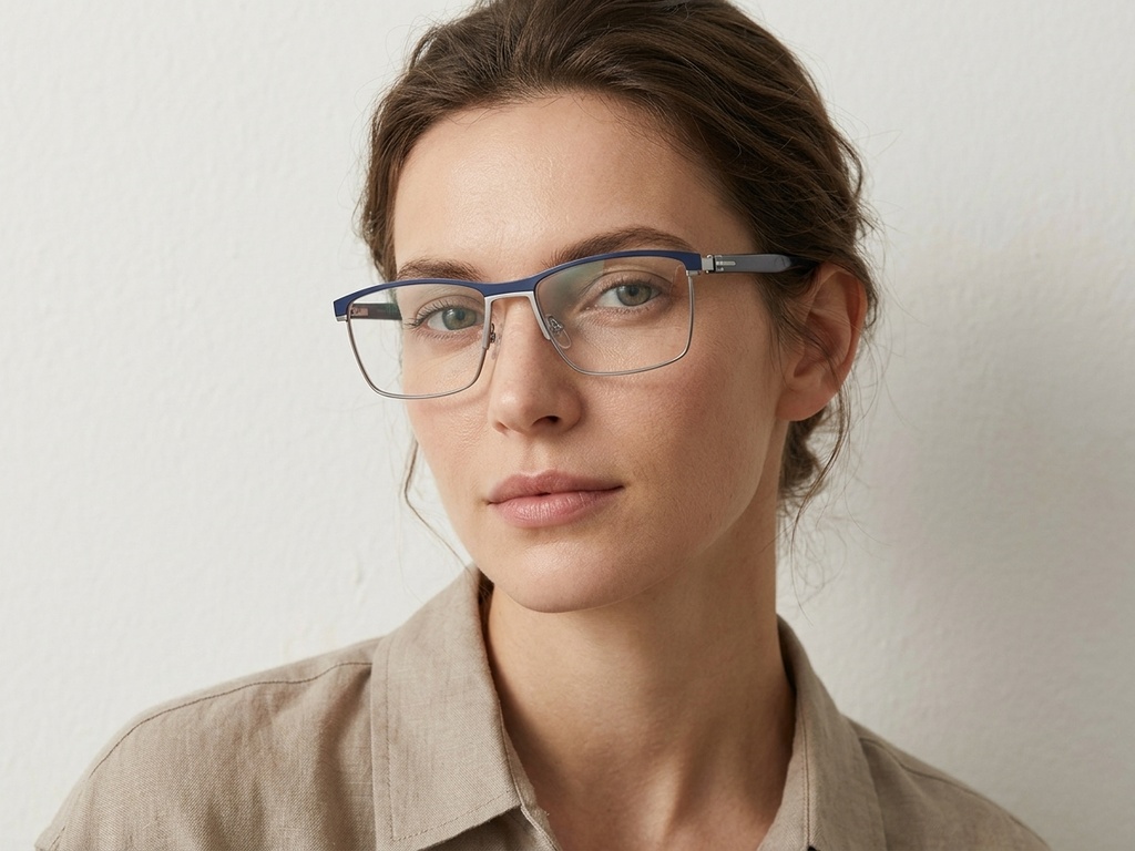 BS2425-1982_Blue_Rectangular_Metal_Glasses-tryon_female