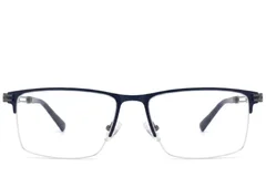 BS2425-1986_Blue_Semi-rimless_Metal_Glasses-front