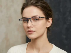 BS2425-1986_Blue_Semi-rimless_Metal_Glasses-tryon_female