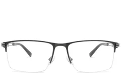 BS2425-1987_Grey_Semi-rimless_Metal_Glasses-front