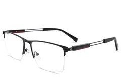 BS2425-1988_Black_Semi-rimless_Metal_Glasses_corner