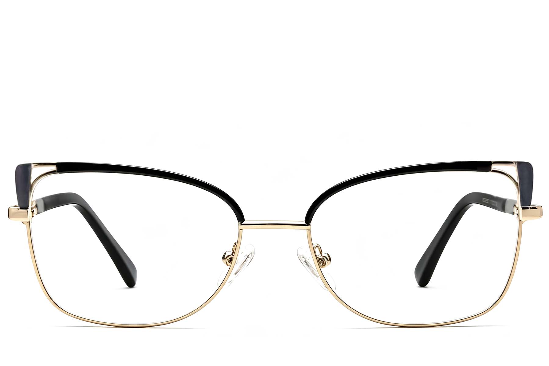 BS2425-1990_Black_Butterfly_Metal_Glasses_front